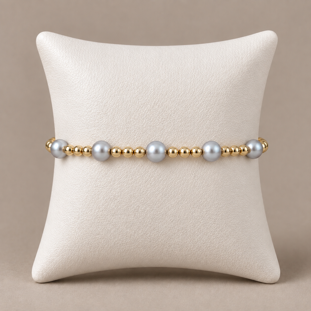 Grey Gratitude Pearl