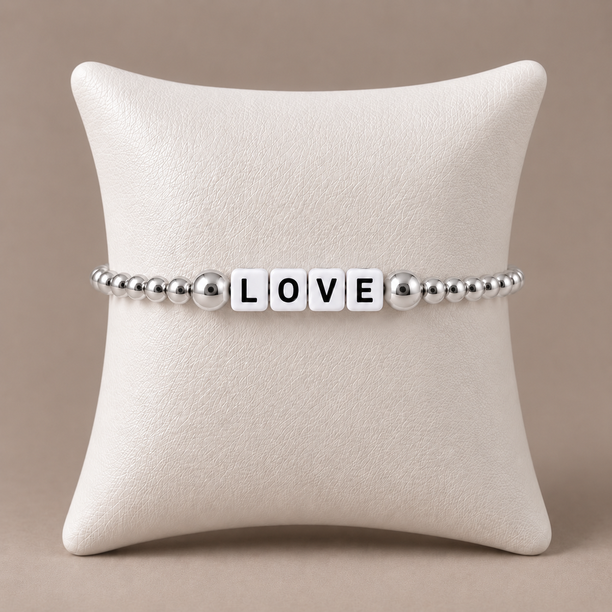 Cube Letter Bracelet