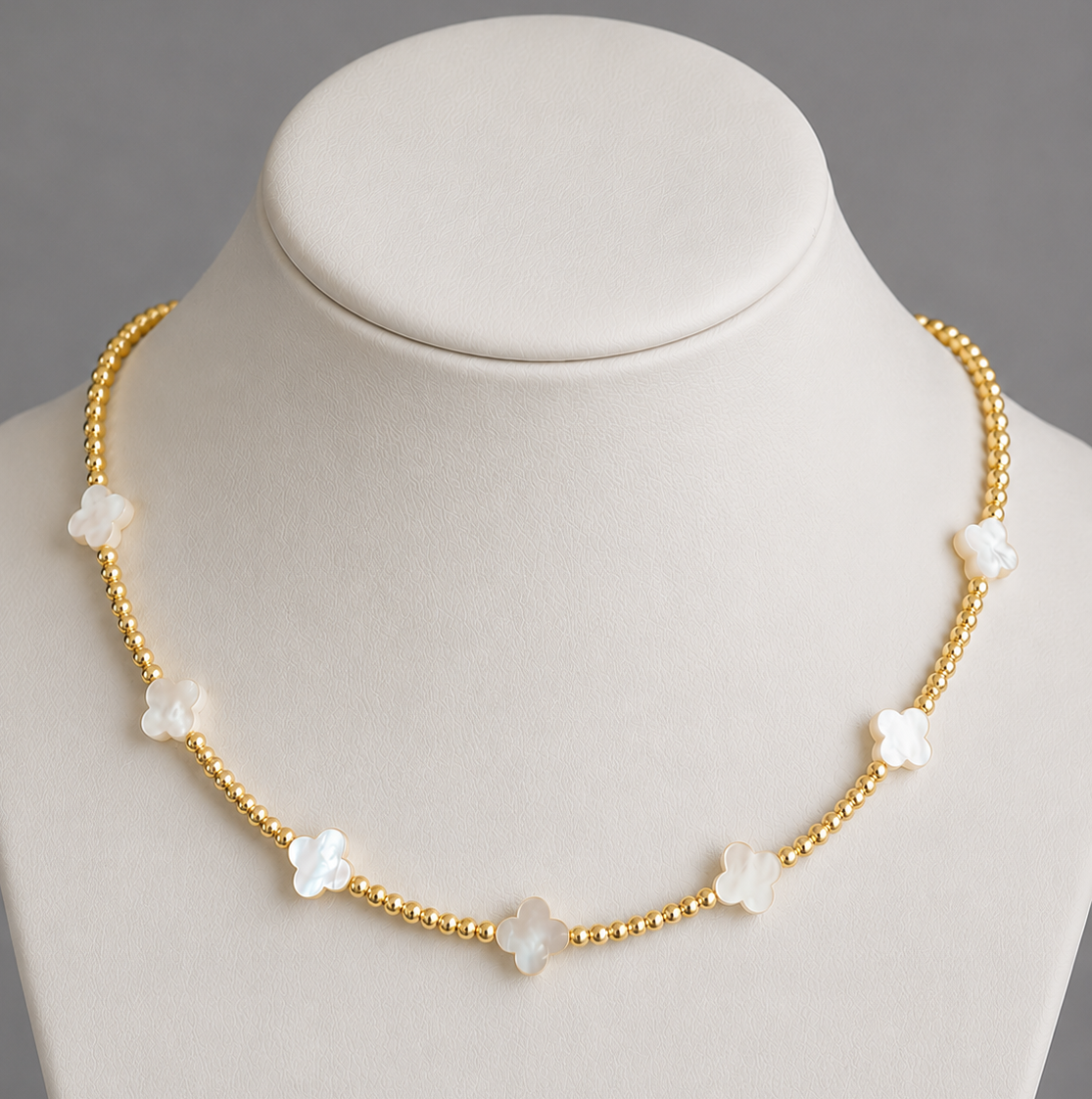 Gold Clover Necklace