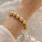 Gold Statement Bracelet — 10mm