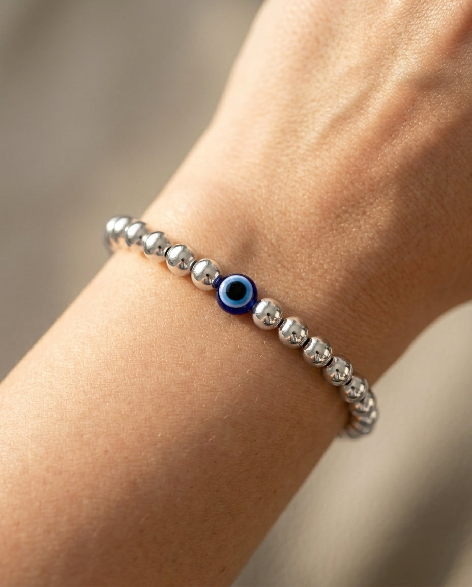 Silver Santorini Eye