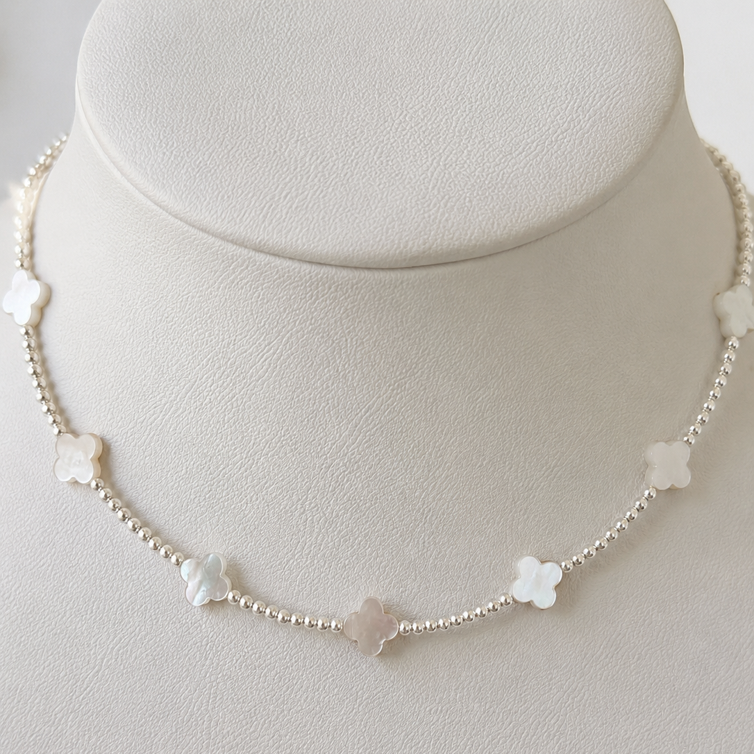 Silver Clover Necklace