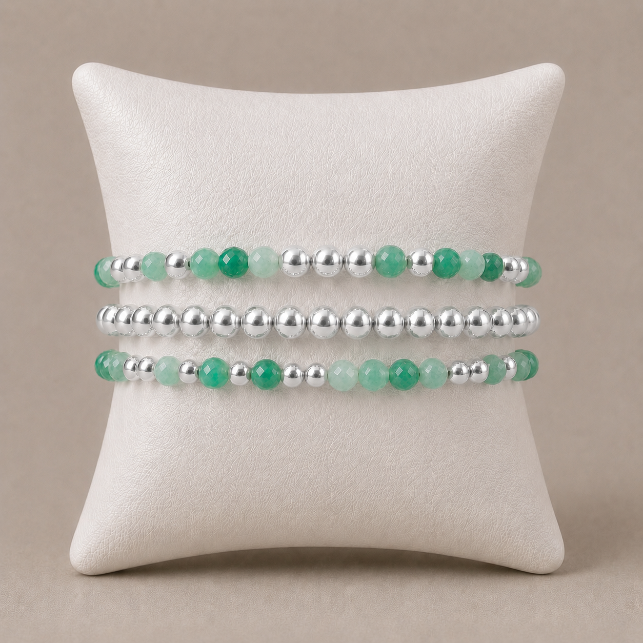 Gemstone Stacks — Silver