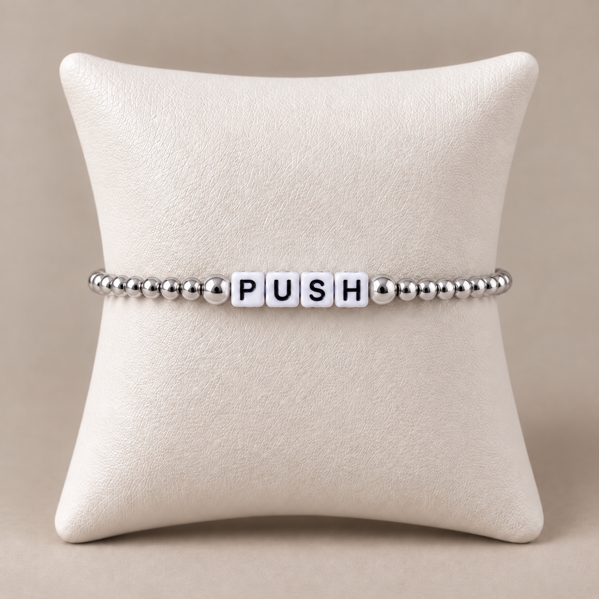 Cube Letter Bracelet