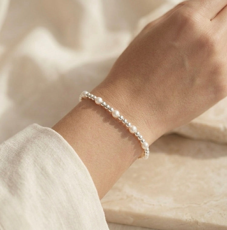 Gratitude Pearl — Silver